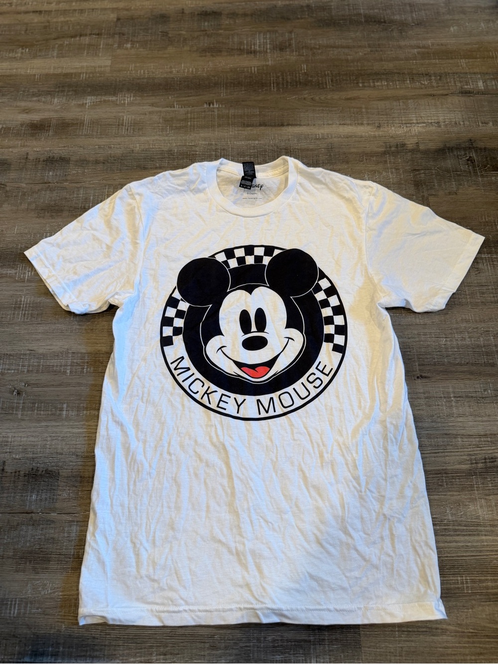 Gildan White Short-Sleeve Mickey Mouse Graphic Tee
